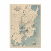 AVOCA Adventure: Vintage Central Coast Town Map Print from the 1950s