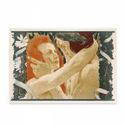 Enigma: Vintage Artwork Print, A Loving Couple Embracing - Romantic Wall Art from curat'd walls, Perfect for Adding Timeless Elegance to Your Home Decor