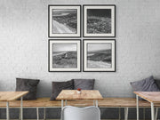 CEAN GROVE: Captivating Vintage Black and White Aerial Photos Set of 4 Prints from the 1950's Image 1 from Curat'd Walls