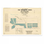 BRUNSWICK: Blast from the Past - Brunswick Estate 1905 Plan of Subdivision from Curat'd Walls