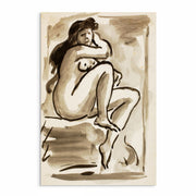 Sepia Tone Nude Series Gallery Wall: Collection of 9 Prints - Timeless Artwork Image 3 from Curat'd Walls