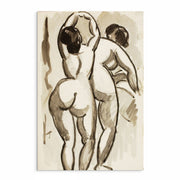 Sepia Tone Nude Series Gallery Wall: Collection of 9 Prints - Timeless Artwork Image 2 from Curat'd Walls