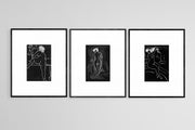 Black & White Nude Series Gallery Wall: Collection of 9 Prints - Elegant Artwork from Curat'd Walls