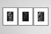 Black & White Nude Series Gallery Wall: Collection of 9 Prints - Elegant Artwork from Curat'd Walls